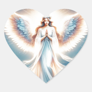 Pretty Pastel Guardian Angel Sticker