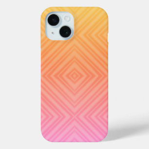 Pretty Pastel Hypnotic Diamond Modern Pop Art iPhone 15 Case