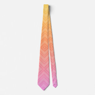 Pretty Pastel Hypnotic Diamond Modern Pop Art Tie