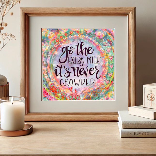 Pretty Pastel Inspirational Quote Inspirivity Poster (Creator Uploaded)