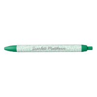 Pretty Pastel Leopard Print Pattern Mint Name
