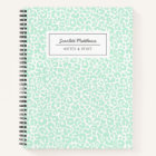 Pretty Pastel Leopard Print Pattern Mint