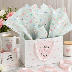 Pretty Pastel Pharmacy Medical Tissue Paper