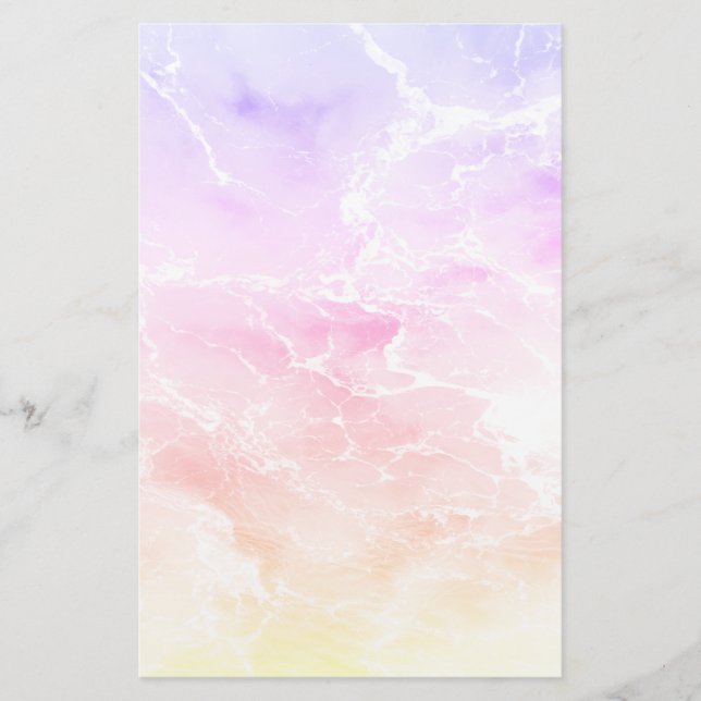 pretty pastel pink hues stationery (Front)