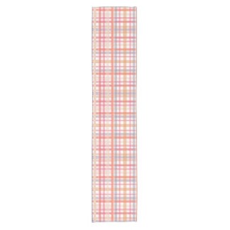 Pretty Pastel Plaid Short Table Runner