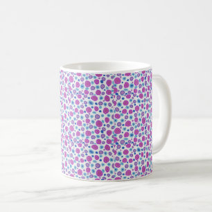 Pretty Pastel Polka Dot Coffee Mug