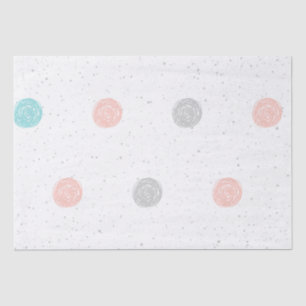 Pretty Pastel Polka Dot  Tissue Paper