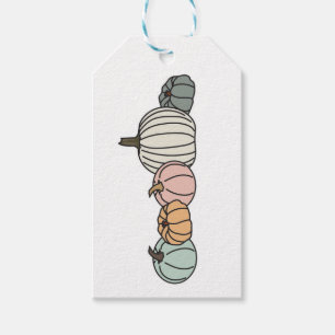 Pretty Pastel Pumpkin Gift Tags