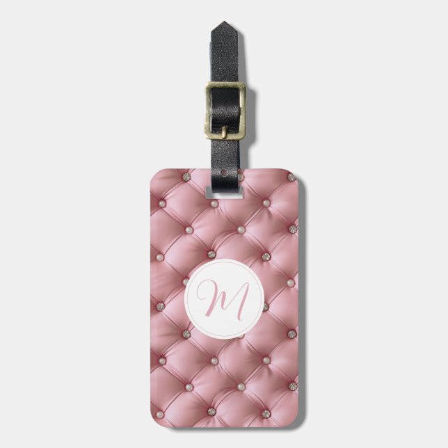 Pretty Pastel Quilt Luggage Tags (Front Vertical)