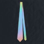 Pretty Pastel Rainbow Gradient Neck Tie<br><div class="desc">Beautiful pastel gradient design,  perfect for your wedding or any special occasion! It’s a perfect subtle way to add some pretty rainbow colours to your elegant event!

Designed by full-time artist Kelsey Lovelle. Let me know if you’d like anything customised!</div>