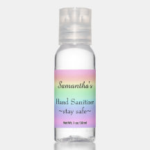 Pretty pastel rainbow gradient Travel Bottle Set