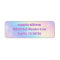 Pretty Pastel Rainbow Sparkle Return Address