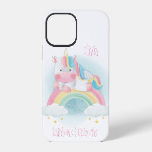 Pretty Pastel Unicorn Name Unicorns Rainbows iPhone 12 Pro Case