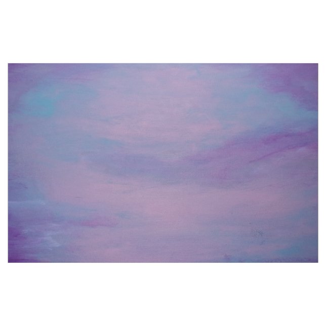 Pretty Pastels | Cute Pink Cloud Purple Blue Sky Fabric (Yard)