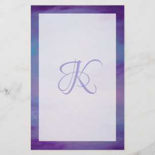 Pretty Pastels   Cute Pink Cloud Purple Blue Sky Stationery