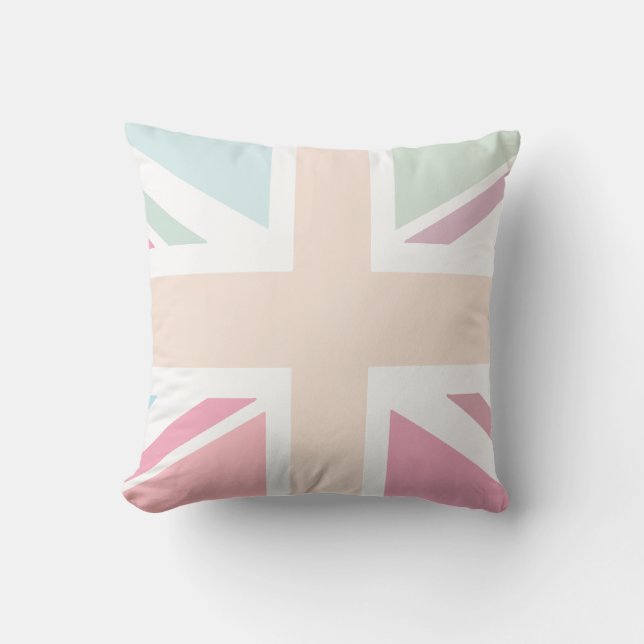 Pretty Pastels Union Flag Cushion (Front)
