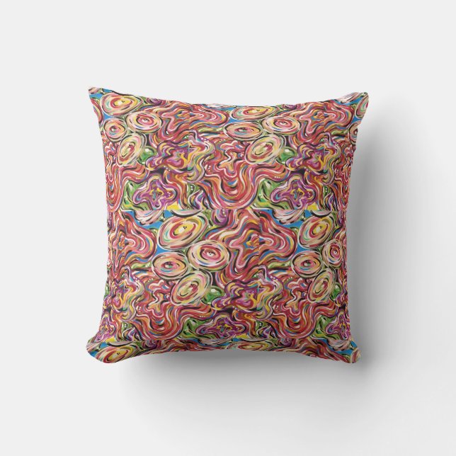 pretty patio pillows, outdoor pillows, pillows (Front)