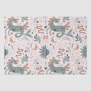 Pretty pattern for kids in pink Modern watercolor Tissue Paper