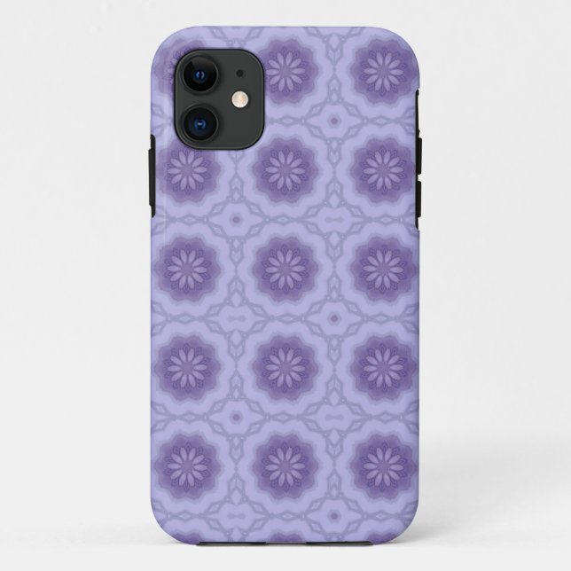 Pretty Pattern in Lavender #2 Case-Mate iPhone Case (Back)