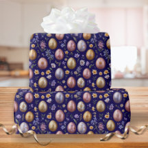 Pretty Patterned Springtime Colourful Easter Eggs