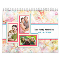 Pretty Patterns Custom  Photo 2021 Calendar