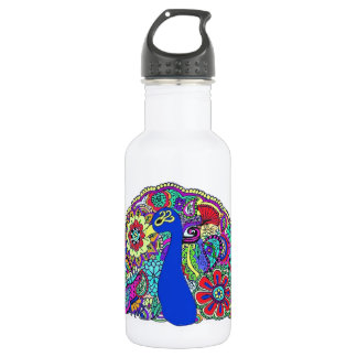 pretty peacock 532 ml water bottle