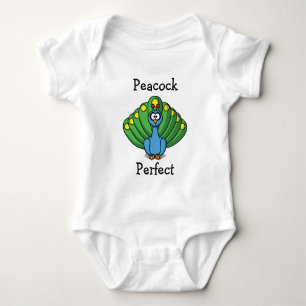 Pretty Peacock Baby Tee