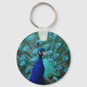 Pretty Peacock Keychain