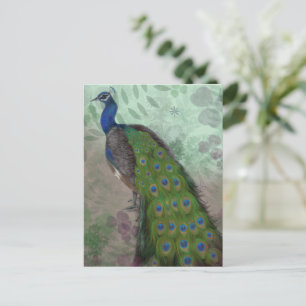 Pretty Peacock  Postcard