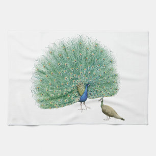 Pretty Peacock Tea Towel