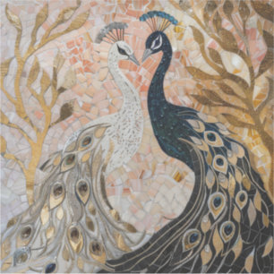 Pretty Peacocks Gold Glam  