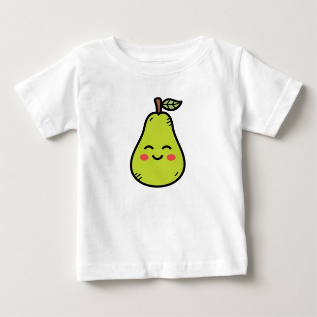 Pretty Pear Baby T-Shirt (Front)