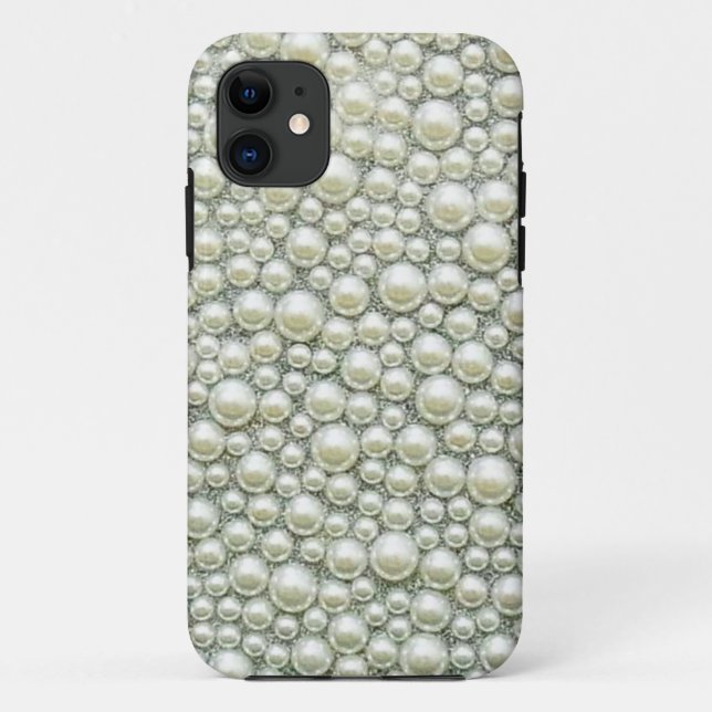 Pretty Pearl Bling Glitter iPhone 5 Cover (Back)
