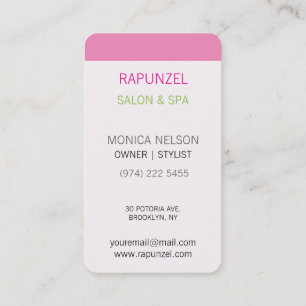 Pretty pearls pattern business card