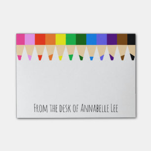 Pretty Pencils Post-it Notes