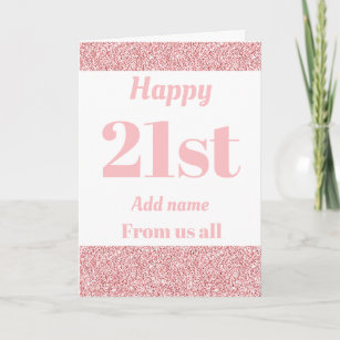 unique 21st birthday cards zazzle uk