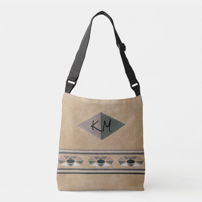 Pretty Personalised Southwestern Style Tote Bag (Front)