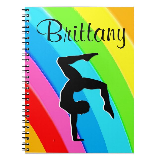 PRETTY PERSONALIZED GYMNASTICS JOURNAL (Front)