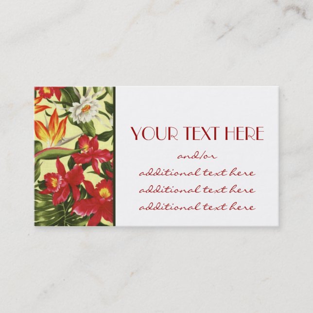 Pretty Petals Business Card (Front)