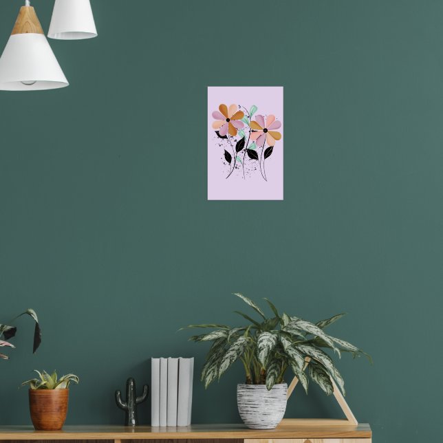 Pretty Petals Poster (Living Room 1)