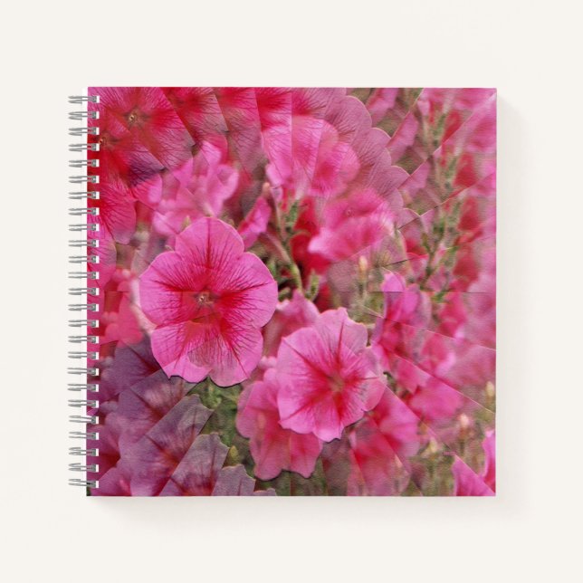 Pretty Petunias....... Notebook (Front)