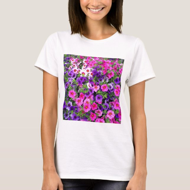 Pretty Petunias T-Shirt (Front)