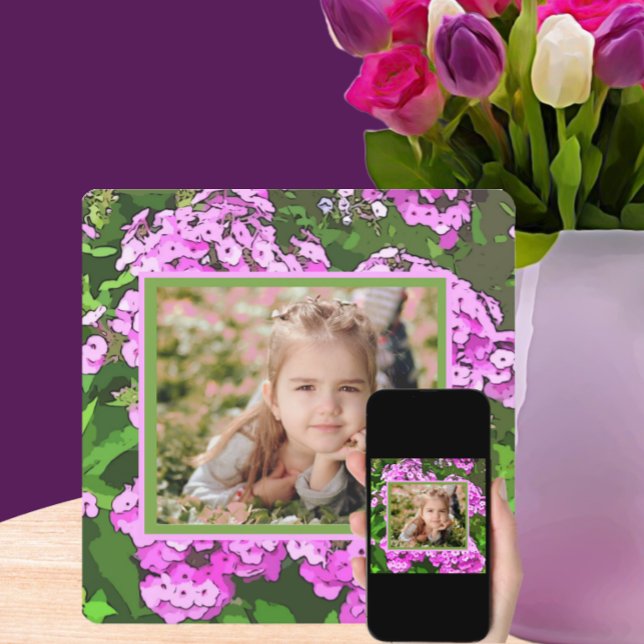 Pretty Phlox Easter Photo Card (Creator Uploaded)