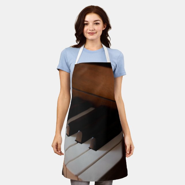 Pretty Piano Apron (Worn)