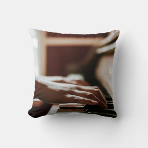 Pretty Piano Artwork Cushion