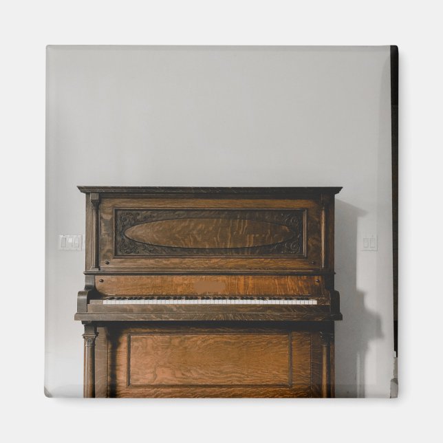 Pretty Piano Artwork Magnet (Front)