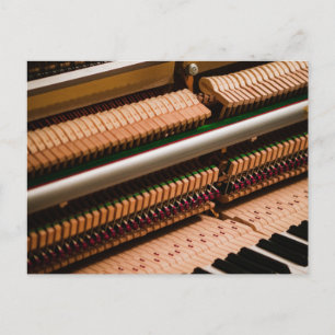 Pretty Piano Artwork Postcard