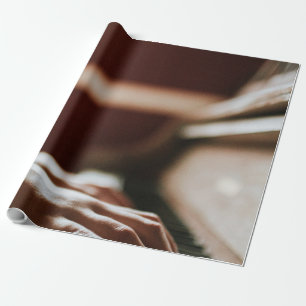 Pretty Piano Artwork Wrapping Paper