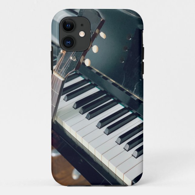 Pretty Piano Design Case-Mate iPhone Case (Back)