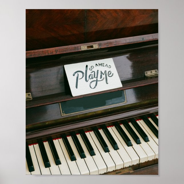 Pretty Piano Poster (Front)